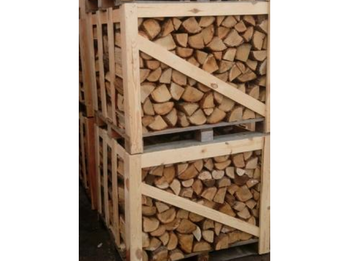 Kist brandhout DROOG MIX Eik/Haagbeuk/Es 30 cm 2 X 1m3 - GRATIS LEVERING IN VL 