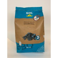 SOL Premium houtskool 10 kg - FSC